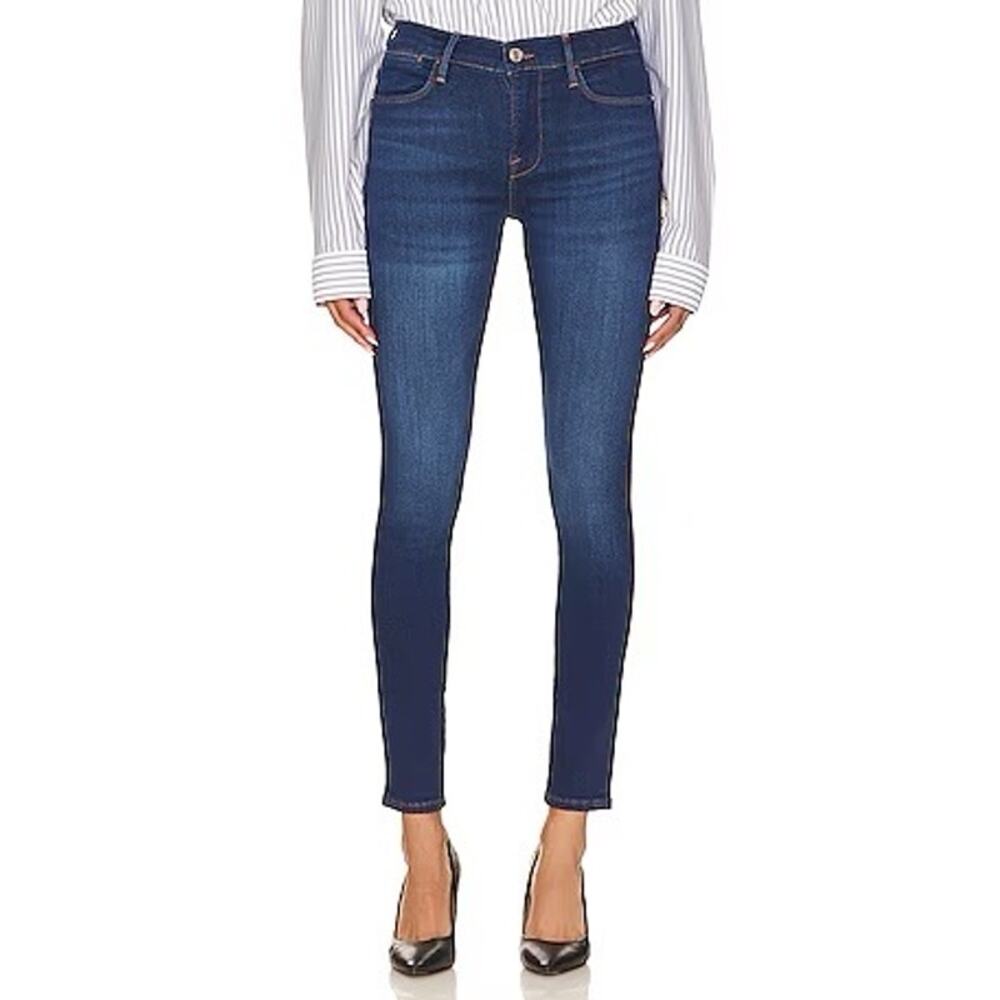FRAME Le High Skinny Denim Jeans in Kettering High Rise Skinny Stretch Size 24 - Picture 11 of 11